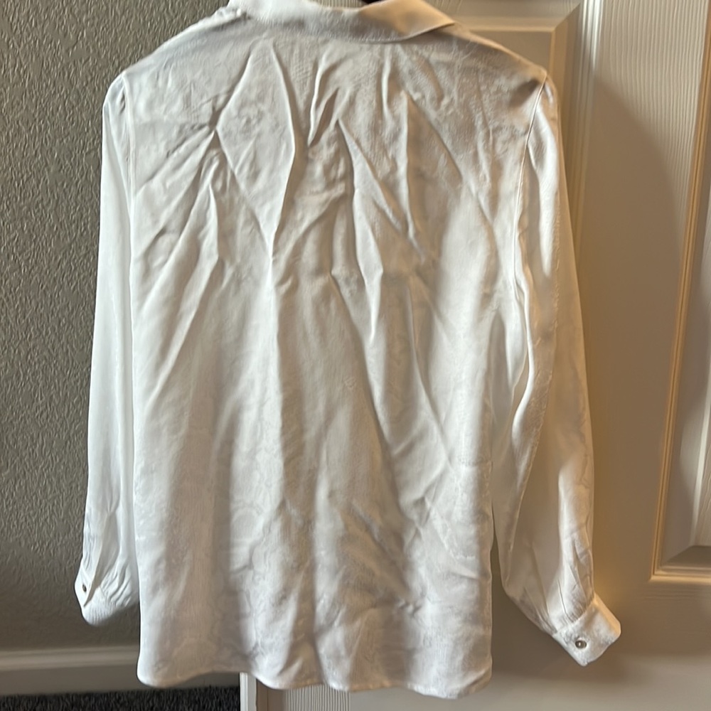 Rails Button Up White With Snake Print Size Xs Bu… - image 3